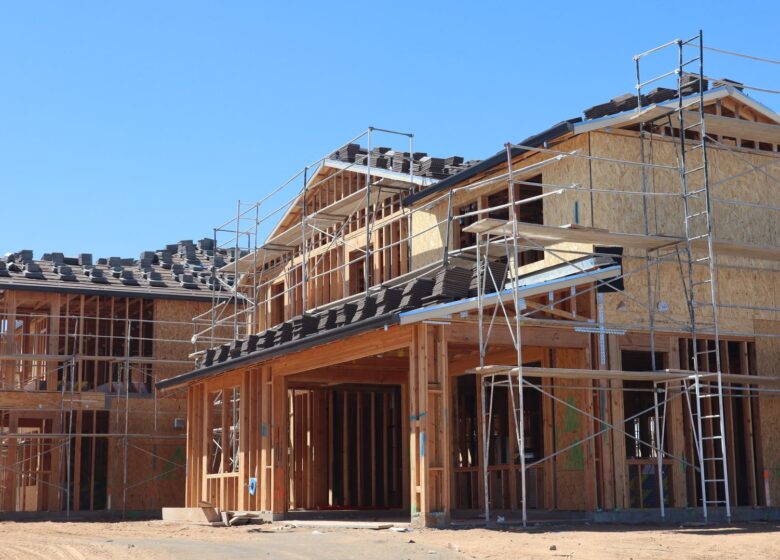 New homes under construction